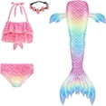thumbnail image 1 of Girls' Mermaid Swimming Tail Sets High quality, 1 of 4