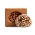 thumbnail image 2 of keepw Biscuit Mold Shaping Presser Home Wood Craft Animals Themed Cookies Biscuits Baking Tool Bakeware Accessory Pressing Mould Hedgehog, 2 of 8