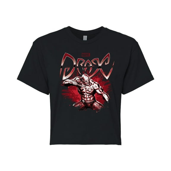 Marvel Guardians of the Galaxy - Drax - Juniors Cropped Graphic T-Shirt