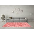 thumbnail image 3 of Ahgly Company Indoor Square Solid Red Modern Area Rugs, 6' Square, 3 of 4