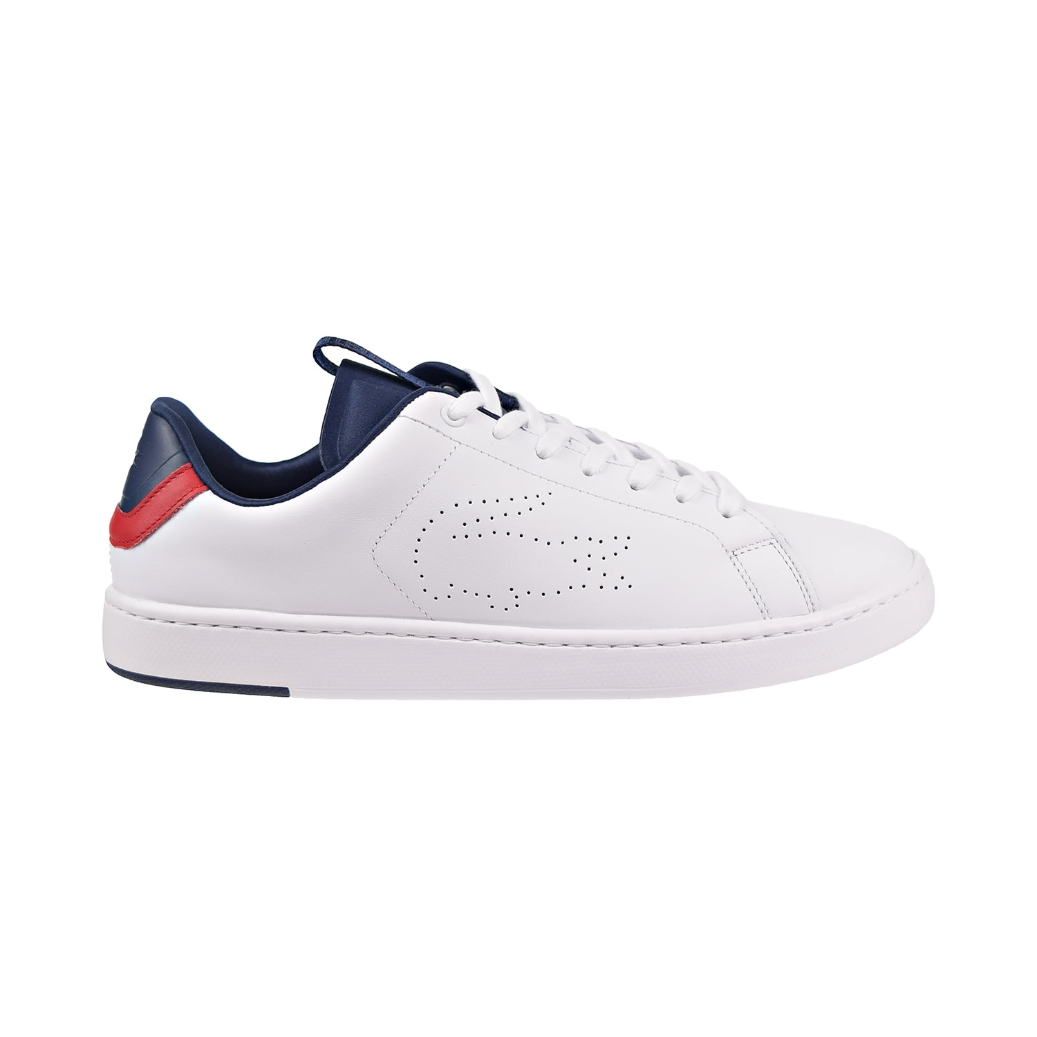 Lacoste Game Advance 0721 White/Navy/Red Men's Shoe - Hibbett