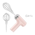 thumbnail image 4 of Batidor eléctrico de mano Batidor de huevos eléctrico para batir en la cocina Cabeza doble rosa, 4 of 9