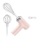 thumbnail image 4 of Batidor de huevos eléctrico portátil inalámbrico para batir y hornear en la cocina Cabeza doble rosa, 4 of 9