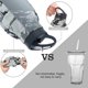 thumbnail image 5 of Botella de agua de viaje plegable de 18 oz, botellas de agua plegables de silicona reutilizables sin Bpa para gimnasio, camping, senderismo, botella de agua portátil a prueba de fugas para deportes, 5 of 5