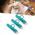 thumbnail image 1 of 3 Sets Mini Trimming Nippers Lightweight Yarn Thread Cutter  DIY Supplies Sewing Scissors Simple Operation Embroidery Shears Suitable For Stitch, 1 of 8