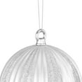 thumbnail image 2 of Northlight Glittered Shatterproof Commercial Finial Christmas Ornament - 22" - Silver, 2 of 4