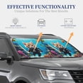 thumbnail image 5 of Yiaed Underwater Diving Cat Print Car Front Windshield Sun Shade,Foldable Anti-UV Car Sunshade for Front Window for Most Vehicles-Small, 5 of 5