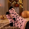 thumbnail image 5 of Soft Fuzzy Socks for Women Coral Fleece Halloween Funny Novelty Fluffy Bat Slipper Socks Ladies Home Hosiery Gift, 5 of 6