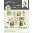 thumbnail image 2 of Homestead Authentic Life Cards-Pocket Crafting & Journaling 3"X4" Cards, Pk 3, 2 of 2