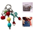 thumbnail image 2 of Elegant Beaded Bowknot Keychain Accessory Portable for Women Handbags Phone Charm Trendy Styles Special Gifts Ideas, 2 of 8