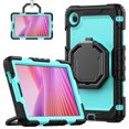 thumbnail image 2 of Case for Lenovo Tab One/K9 8.7 Inch 2025, 360 Rotating Stand Handle Shoulder Strap Heavy Duty Shockproof Cover, Sky Blue PC, 2 of 7