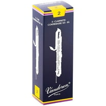 Vandoren Contrabass Clarinet Traditional Reeds Strength #2; Box of 5