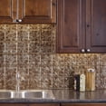 thumbnail image 4 of FASÄDE Traditional Style/Pattern 1 Decorative Vinyl Backsplash Panel in Bermuda Bronze (6X6 Inch Sample), 4 of 4