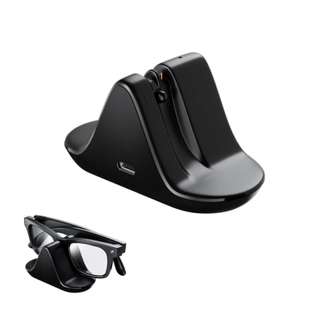 Ray-ban Meta Glasses Charging Station for RW4006/RW4008 with Fast USB-C Charging & LED Indicator Black Accessory