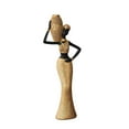 thumbnail image 5 of Black Woman Figurine Tabletop Sculpture Lady Statue Retro Collectible for Living Room Mantelpiece Decor, 5 of 9