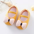 thumbnail image 2 of Sneakers for Girls Sizes 0-3 Months Soft Princess Walkers Comfortable Breathable Outdoor Trendy Yellow Kids&nbsp;Shoes, 2 of 6