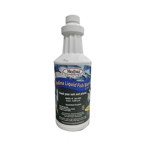 Liquid Fish Blend 2-3-2 Fertilizer - 32 fl oz Bottle by Medina