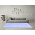thumbnail image 3 of Ahgly Company Machine Washable Indoor Square Oriental Blue Traditional Area Rugs, 8' Square, 3 of 4