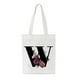 thumbnail image 1 of Bolsa de asas con inicial personalizada Regalo de acuarela floral para su carta Bolsa de tela Wmkox8yii HFSH75, 1 of 1