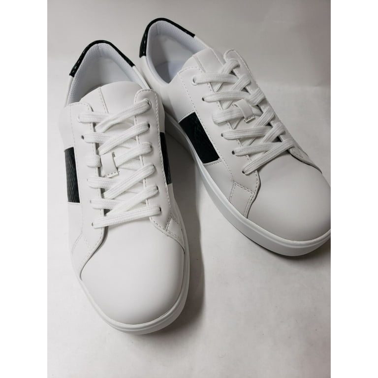 allbrand365 designer Mens MALID Mixed Media Sneakers Size 9.5M Color White
