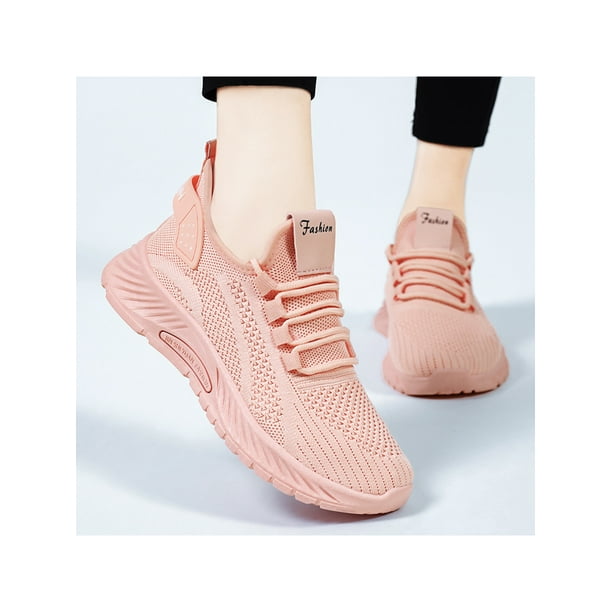 Pink shop ladies sneakers