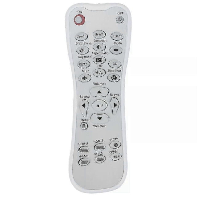 Replacement Remote Control for Optoma Projectors Compatible with HD26, GT1080, HD141X, HD142X, HD143X, and HD-143X Models