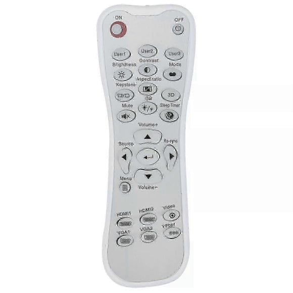 Replacement Remote Control for Optoma Projectors Compatible with HD26, GT1080, HD141X, HD142X, HD143X, and HD-143X Models