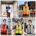 thumbnail image 2 of Chaleco de seguridad AK A-KSAFETY Chaleco reflectante de alta visibilidad, 2 of 5