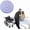 Purple, variant on Ehucon 360-Degree Swivel Seat Cushion for Elderly and Mobility Support – Rotating Pad for Car, Wheelchair, Sofa, and Bed, Holds 330 lbs