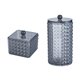 thumbnail image 5 of Varilla 2 Piezas Dispensador de algodón Desmaquillador Almacenamiento Almohadillas de algodón Caja de almacenamiento Dispensador de algodón con tapa Almohadillas de algodón Organizador Caja de plásti TUNC Sencillez, 5 of 5