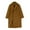 Khaki, variant on Clearance 2024! AIEOTT Men Winter Trench Coat Long Open Front Jacket Big and Tall Wool Coat Notch Collar Cardigan Button Down Trench Coat