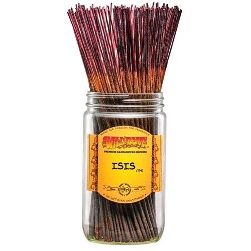 Wildberry Incense 11" Isis 100 Stick Pack, Jar Not Included