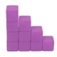 thumbnail image 2 of Juego de 30 dados de plástico en blanco, brillantes, para escribir en seis caras, cubos didácticos de plástico para juegos de mesa educativos, morados., 2 of 14