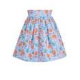 thumbnail image 6 of Girls Dress Round Neck Cross Collar Bow Tie Butterfly Lemon Sleeveless 7-8 Years, 6 of 7