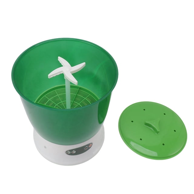 Máquina automática de brotes de soja de 8W y 3 capas control automático de temperatura y humedad kit de germinador de semillas con plato prensador para el hogar ANGGREK Otros