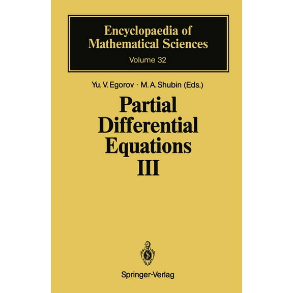 Encyclopaedia of Mathematical Sciences Partial Differential Equations III: The Cauchy Problem. Qualitative Theory of Partial Differential Equations, Book 32, (Hardcover)