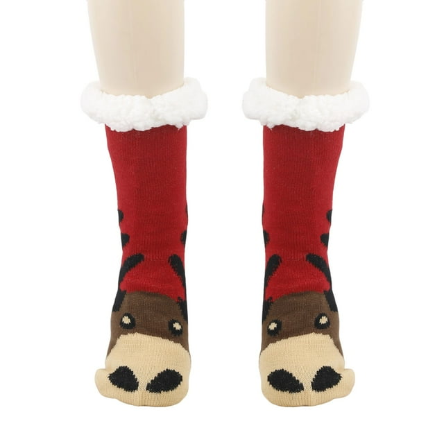 Chaussettes pour Femmes Polyester à la Mode Chaussettes de Fête Décontractées Quotidiennes