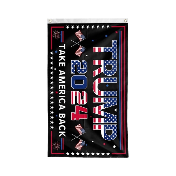 ¡Campaña con descuento!Banderas de campaña americanas de 30*45 cm, banderas de jardín, banderas de apoyo electoral