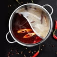 thumbnail image 4 of Stainless Steel Thickened Mandarin Duck Pot Hot Pot Two-flavor Design S Grid Mandarin Duck Pot Hot Pot, 4 of 5
