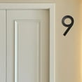 thumbnail image 5 of 5" Modern House Numbers, Plastic Address Numbers, Black Door Mailbox Number, Art Decor Address Number Sign for Office Home Outside House Address Plaque (9), 5 of 5