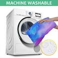thumbnail image 6 of Colorful Tie Dye Pattern Square Tablecloth,Waterproof Square Table Cover,Wipeable Spillproof Washable Table Cover for Home Kitchen Party Decor 52"x52"(132x132cm), 6 of 6