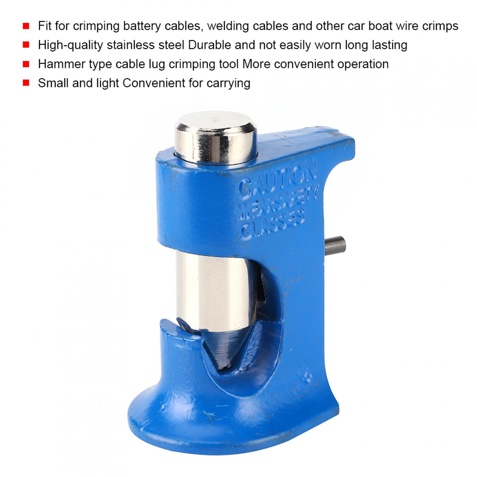 Battery Terminal Crimping Tool Lug Hammer Welding Pliers for Car Marine Cable