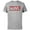 Athletic Heather, variant on Logo Melting Paint Drip - Short Sleeve Cotton T-Shirt for Adults - Customized-Navy