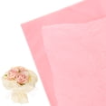 thumbnail image 1 of Uxcell Papel de Envoltura Floral de 18 Hojas para Ramos y Regalos, Impermeable Rosa Claro, 1 of 1
