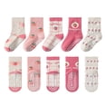 thumbnail image 2 of UAYOTSE 5PC Children Socks Comfortable Soft Fashion Cute Cartoon Children Floor Socks(Gray,6-8 Years), 2 of 4