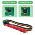thumbnail image 2 of CIYISON SOIC8 IC Test Probe Line for EEPROM Chip Circuit Programming on Various USB Programmers 150mil/208mil Optional, 2 of 8