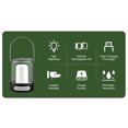thumbnail image 3 of Lámpara LED para acampar al aire libre IPX4 resistente al agua/célula recargable integrada de 1200 CACAGOO Lámpara de exterior, 3 of 7