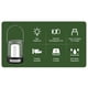 thumbnail image 3 of Lámpara de exterior Irfora Lámpara LED para acampar al aire libre IPX4 resistente al agua/célula recargable integrada de 1200 mAh para senderismo, pesca, Camping, ciclismo Irfora Lámpara de exterior, 3 of 7