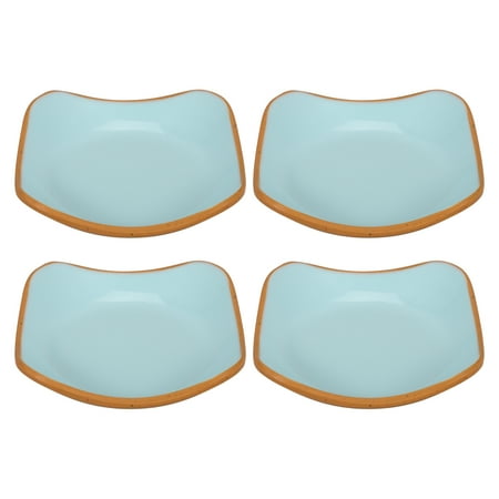 

PATKAW 4Pcs Small Seasoning Dishes Dipping Bowls Sushi Soy Sauce Plate Condiments Bowl Dip Bowls