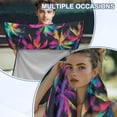 thumbnail image 6 of Bulopur Tropical Athletic Running Towel Palm Tree Car Seat Towel Cover After Gym Easy to Install Bucket Seat Protector for SUV Vehicle Sedan Truck, 6 of 7